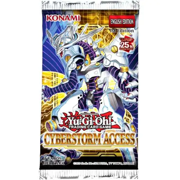 YuGiOh Cyberstorm Access Booster Pack [9 Cards, 25th Anniversary]