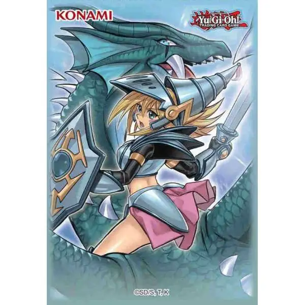 YuGiOh Trading Card Game Dark Magician Girl The Dragon Knight Card Sleeves [50 Count]