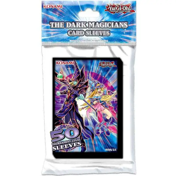 YuGiOh Trading Card Game The Dark Magicians Card Sleeves [50 Count]