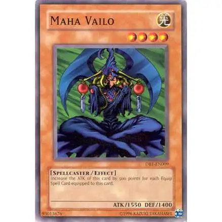 YuGiOh Dark Beginning 1 Common Maha Vailo DB1-EN009
