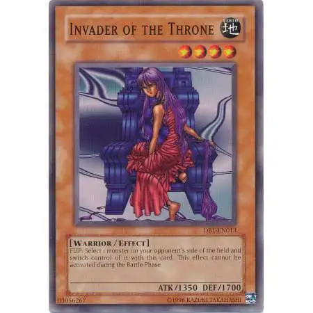 YuGiOh Dark Beginning 1 Common Invader of the Throne DB1-EN013
