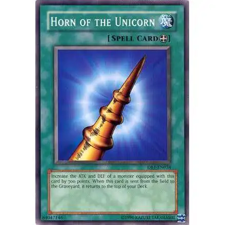 YuGiOh Dark Beginning 1 Common Horn of the Unicorn DB1-EN034
