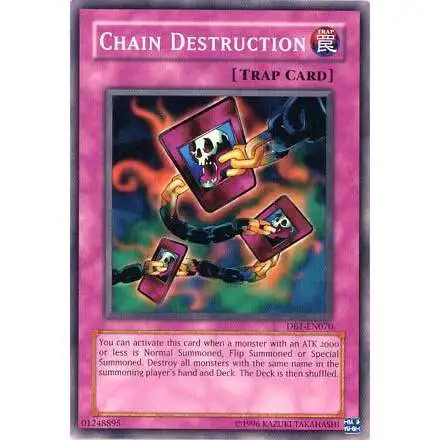 YuGiOh Dark Beginning 1 Common Chain Destruction DB1-EN070