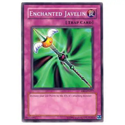 YuGiOh Dark Beginning 1 Common Enchanted Javelin DB1-EN077