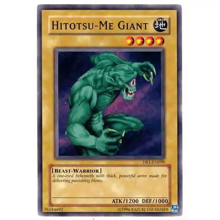 YuGiOh Dark Beginning 1 Common Hitotsu-Me Giant DB1-EN099