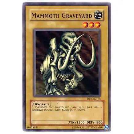 YuGiOh Dark Beginning 1 Common Mammoth Graveyard DB1-EN105