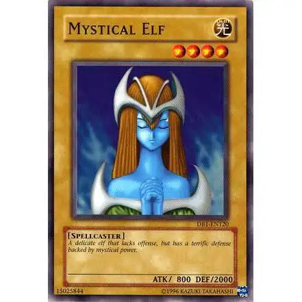 YuGiOh Dark Beginning 1 Common Mystical Elf DB1-EN120