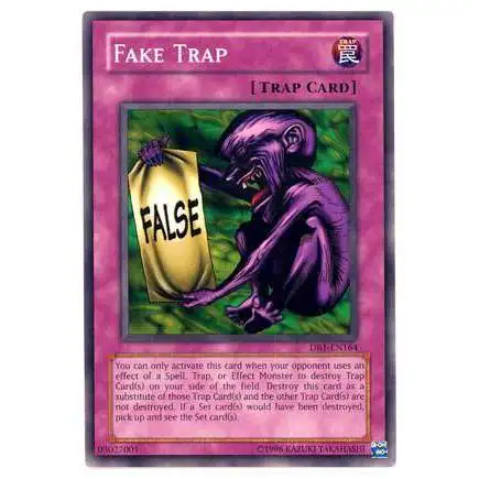 YuGiOh Dark Beginning 1 Common Fake Trap DB1-EN164