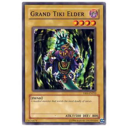 YuGiOh Dark Beginning 1 Common Grand Tiki Elder DB1-EN213