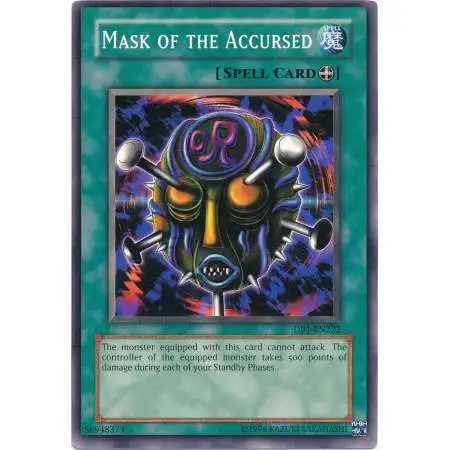 YuGiOh Dark Beginning 1 Common Mask of the Accursed DB1-EN222