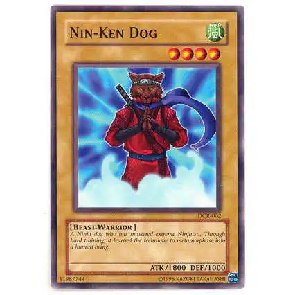 YuGiOh Dark Crisis Common Nin-Ken Dog DCR-002