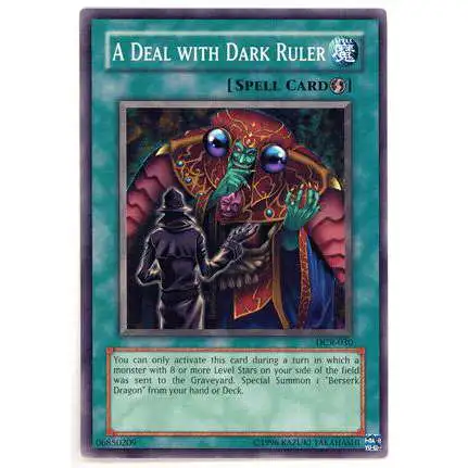 YuGiOh Dark Crisis Common A Deal with Dark Ruler DCR-030