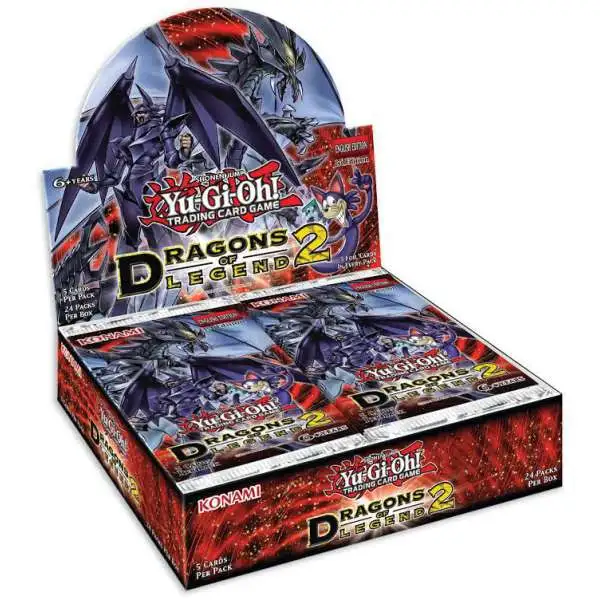 YuGiOh Dragons of Legend 2 Booster Box [24 Packs]