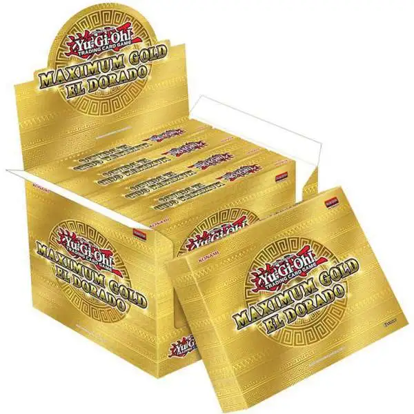 YuGiOh Maximum Gold El Dorado DISPLAY Box [5 MINI Boxes (20 Booster Packs)]