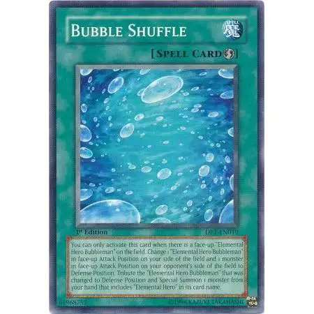 YuGiOh GX Trading Card Game Duelist Pack Jaden Yuki Common Bubble Shuffle DP1-EN019