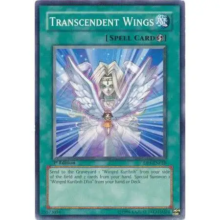 YuGiOh GX Trading Card Game Duelist Pack Jaden Yuki Common Transcendent Wings DP1-EN018