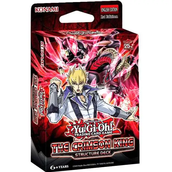 YuGiOh Trading Card Game The Crimson King Structure Deck [Featuring Jack Atlas, 49 Cards]