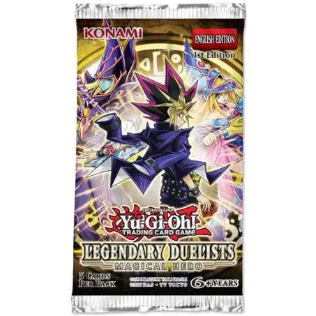 YuGiOh Legendary Duelists Magical Hero (1st Edition) Booster Pack [5 Cards]
