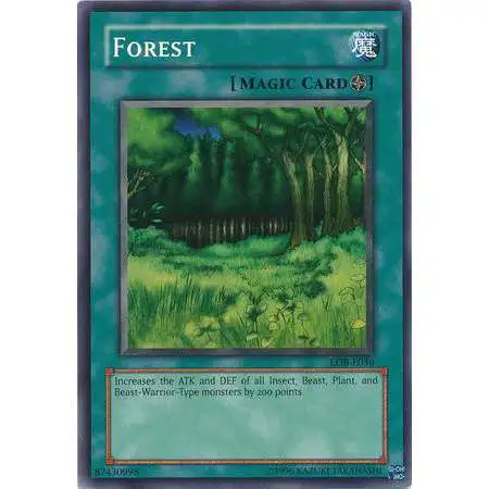 YuGiOh Legend of Blue Eyes White Dragon Common Forest LOB-046