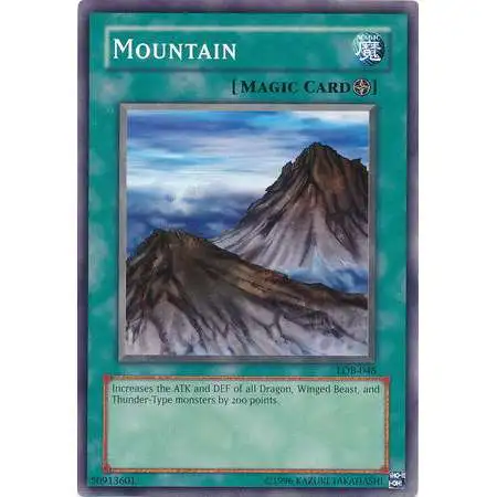 YuGiOh Legend of Blue Eyes White Dragon Common Mountain LOB-048