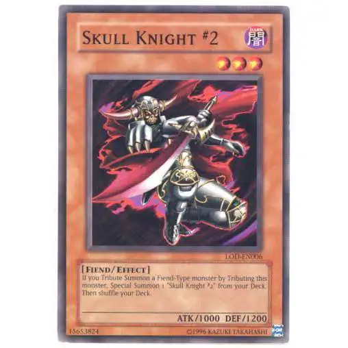 YuGiOh Legacy of Darkness Common Skull Knight #2 LOD-006