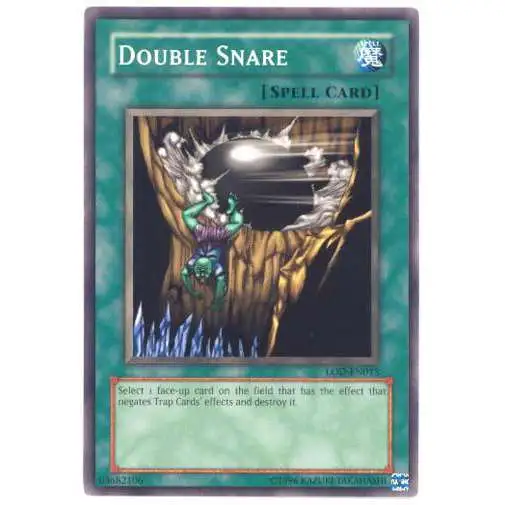 YuGiOh Legacy of Darkness Common Double Snare LOD-015
