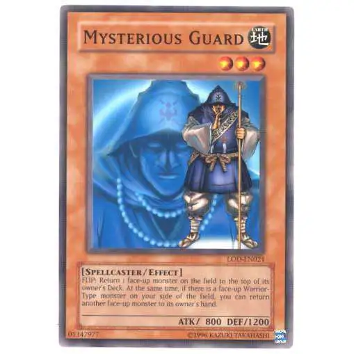 YuGiOh Legacy of Darkness Common Mysterious Guard LOD-021