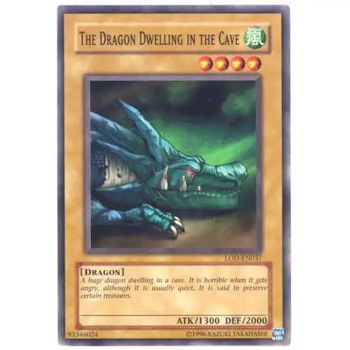 YuGiOh Legacy of Darkness Common The Dragon Dwelling in the Cave LOD-037