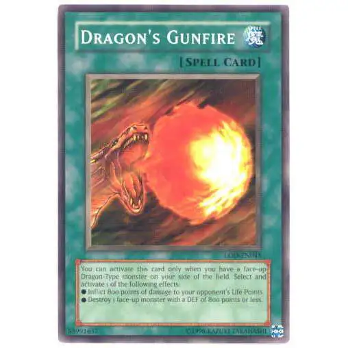 YuGiOh Legacy of Darkness Common Dragon's Gunfire LOD-045