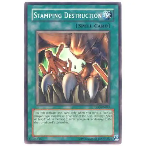 YuGiOh Legacy of Darkness Common Stamping Destruction LOD-046