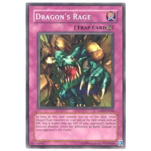 YuGiOh Legacy of Darkness Common Dragon's Rage LOD-048