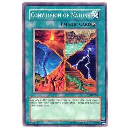YuGiOh Legacy of Darkness Common Convulsion of Nature LOD-084