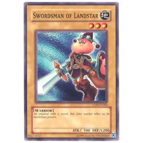 YuGiOh Labyrinth of Nightmare Common Swordsman of Landstar LON-002