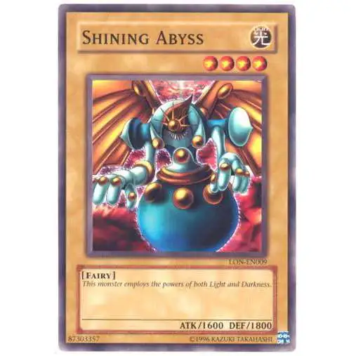 YuGiOh Labyrinth of Nightmare Common Shining Abyss LON-009
