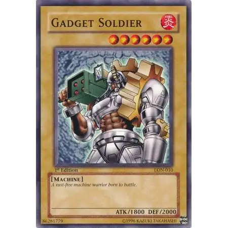 YuGiOh Labyrinth of Nightmare Common Gadget Soldier LON-010 [1st Edition]