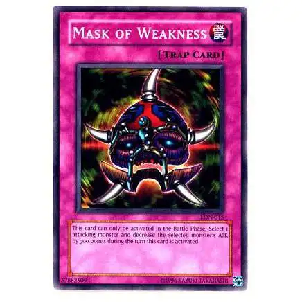 YuGiOh Labyrinth of Nightmare Common Mask of Weakness LON-015
