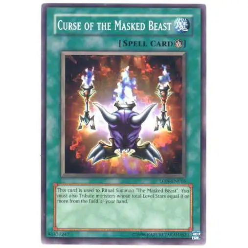 YuGiOh Labyrinth of Nightmare Common Curse of the Masked Beast LON-016