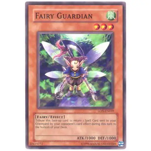 YuGiOh Labyrinth of Nightmare Common Fairy Guardian LON-039