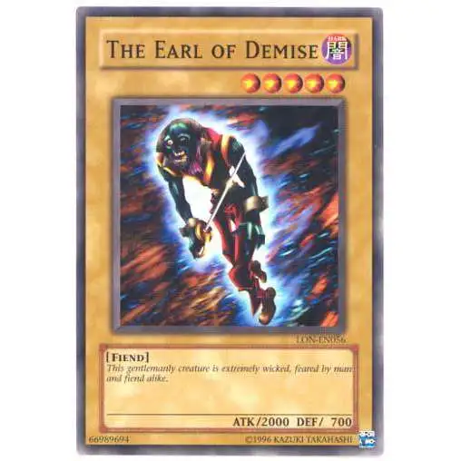YuGiOh Labyrinth of Nightmare Common The Earl of Demise LON-056