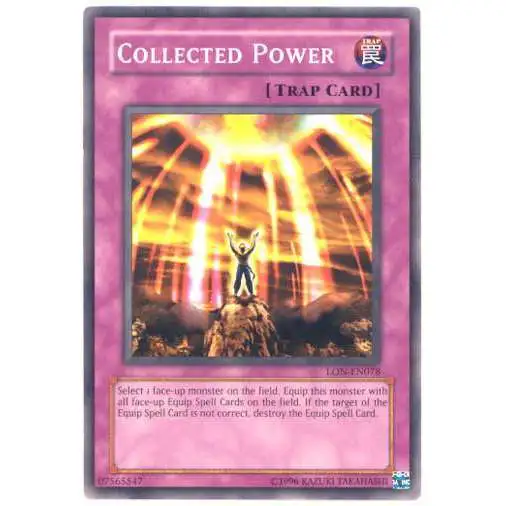 YuGiOh Labyrinth of Nightmare Common Collected Power LON-078