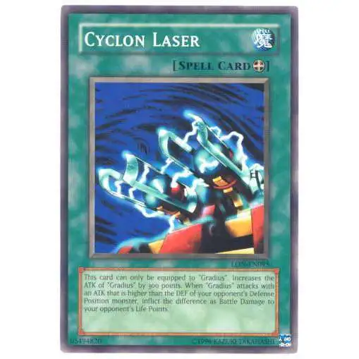 YuGiOh Labyrinth of Nightmare Common Cyclon Laser LON-095