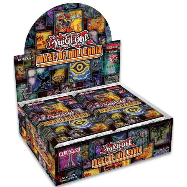 YuGiOh Maze of Millennia Booster Box [24 Packs, 25th Anniversary]