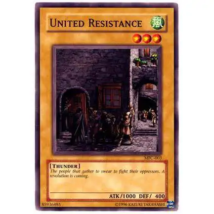 YuGiOh Magician's Force Common United Resistance MFC-003