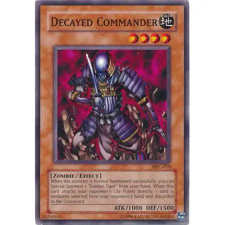 YuGiOh Magician's Force Common Decayed Commander MFC-010