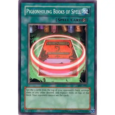 YuGiOh Magician's Force Common Pigeonholing Books of Spell MFC-093
