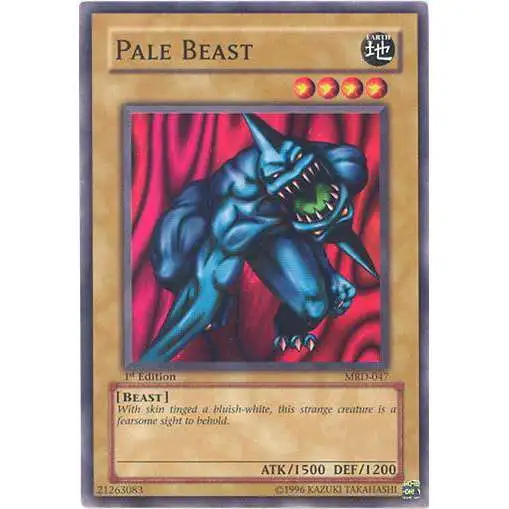 YuGiOh Metal Raiders Common Pale Beast MRD-047