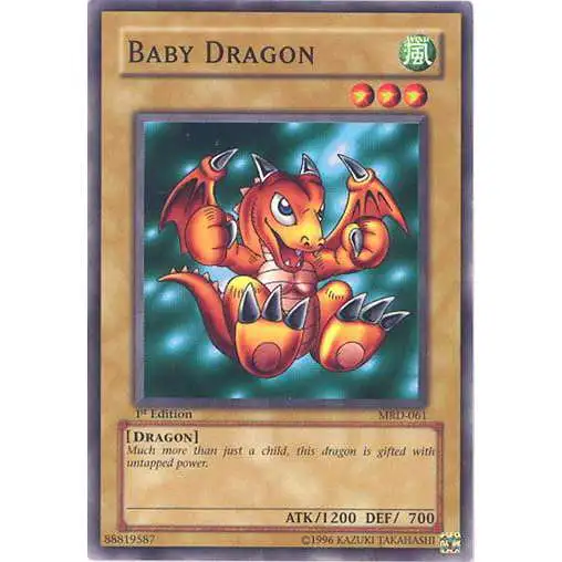 YuGiOh Metal Raiders Common Baby Dragon MRD-061