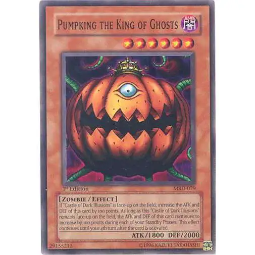 YuGiOh Metal Raiders Common Pumpking the King of Ghosts MRD-079
