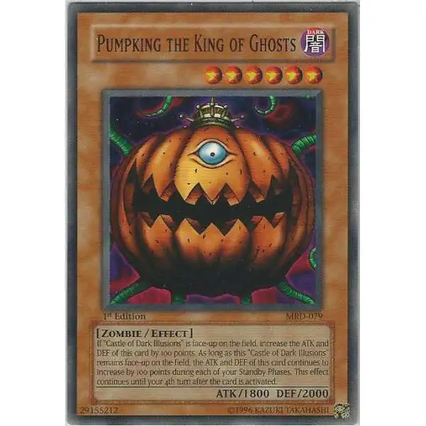 pumpkin yugioh card King of Ghost Yu-Gi-Oh! Pin Mint / near mint condition trading card Yugioh! Pumpking the King of