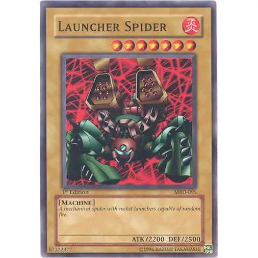 YuGiOh Metal Raiders Common Launcher Spider MRD-095